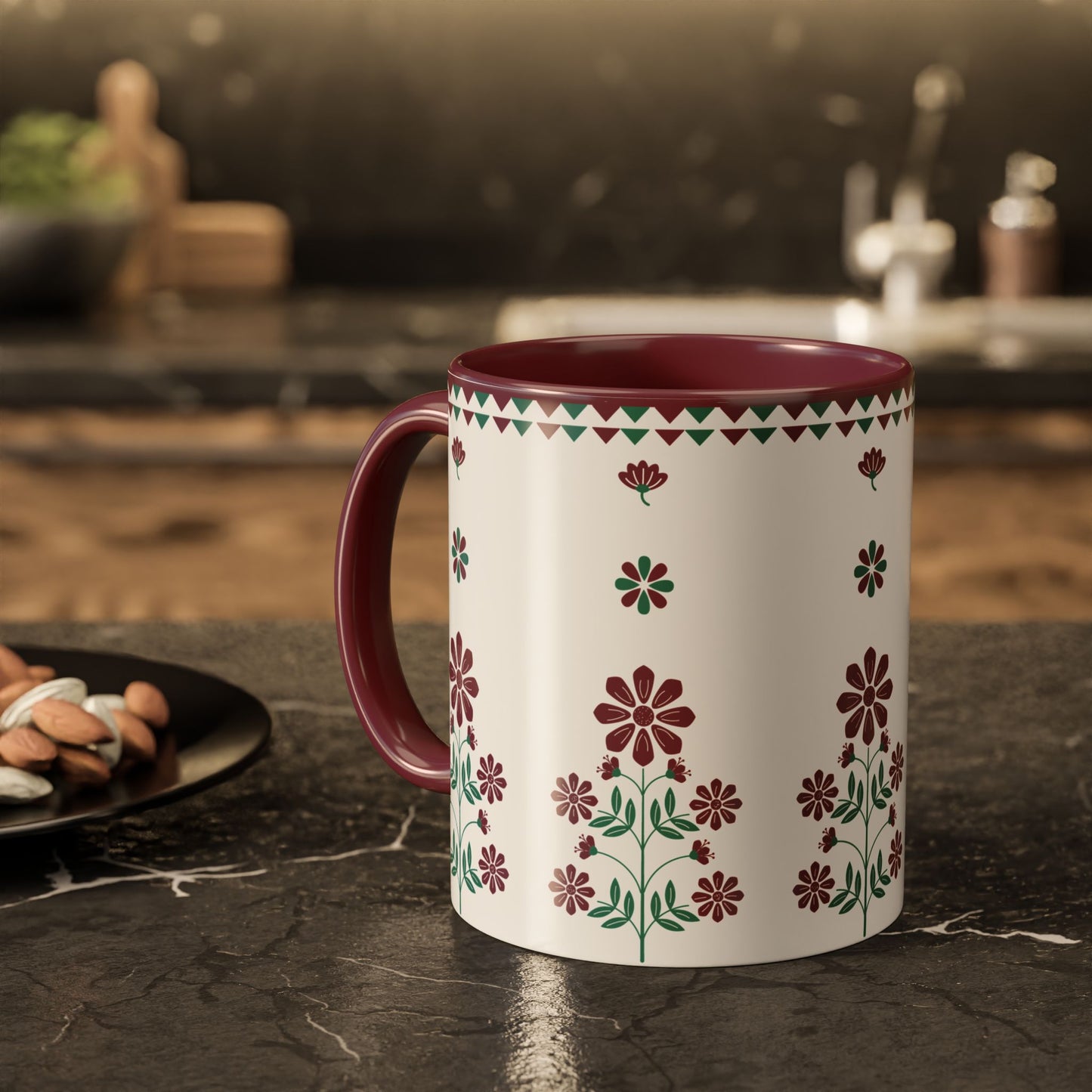 Wildflower Meadow Folk Art Mug