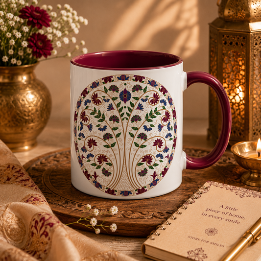 Tree of Life Kalamkari Mug