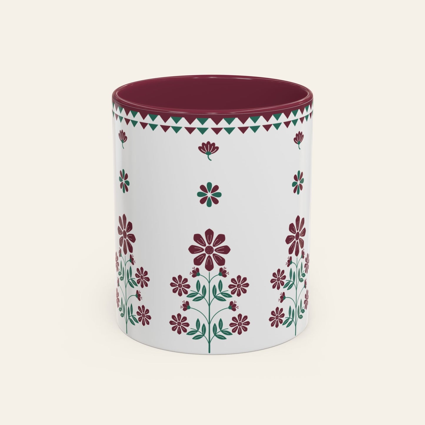 Wildflower Meadow Folk Art Mug